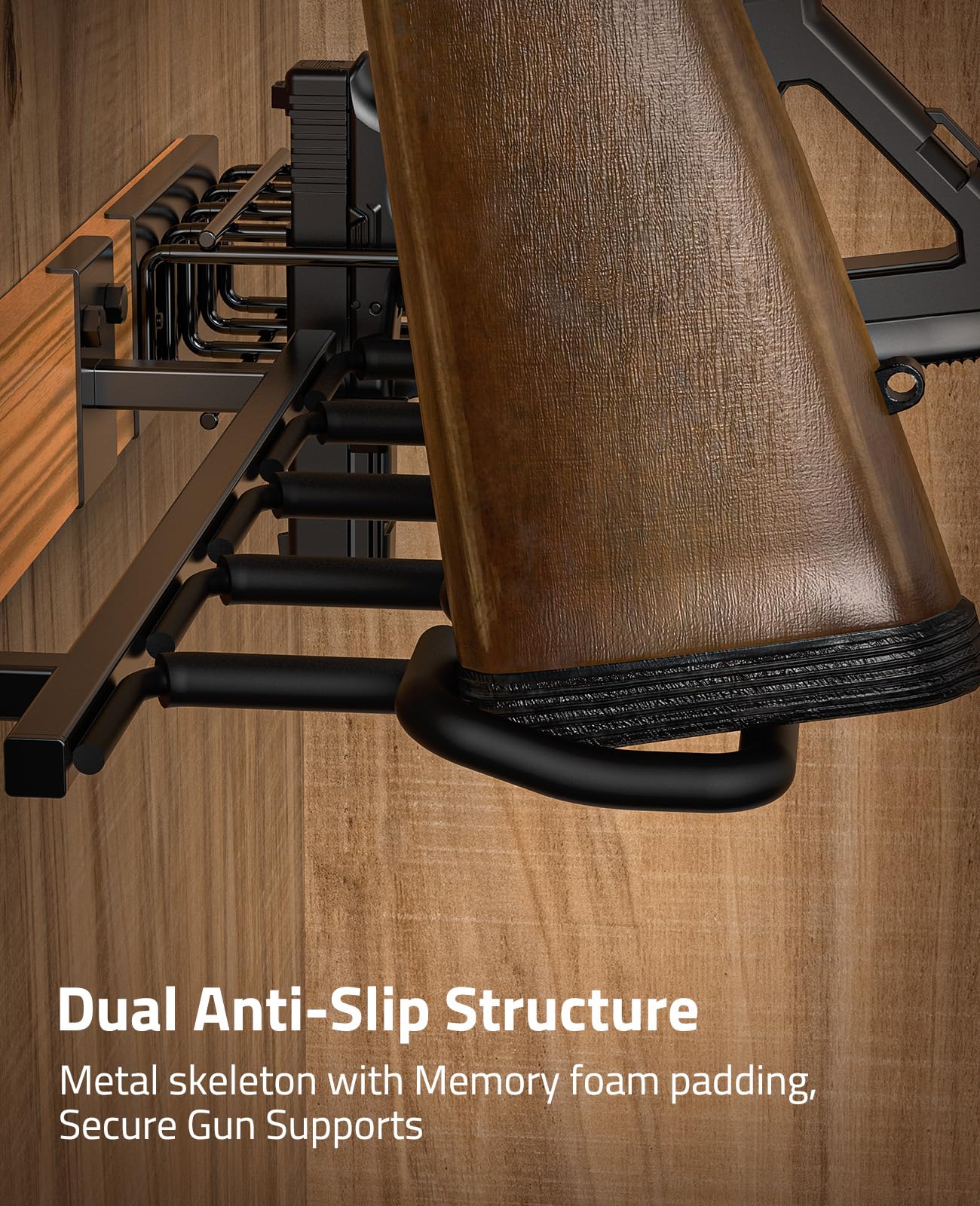 Alpha Gun Rack CVLIFE Indoor Gun Racks with Pistol Holder