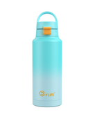 CVLIFE Insulated Stainless Steel Water Bottle with Straw - Summer Blue