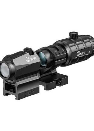 CVLIFE JackalHowl Green Dot Sight & 3X Magnifier Combo Set