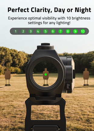 perfect clarity - CVLIFE JackalHowl Green Dot Sight & 3X Magnifier Combo Set