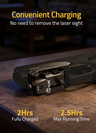 Convenient Charging - CVLIFE Laser Sight for Pistol with Handstop
