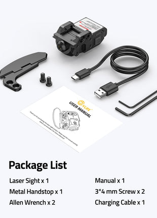 package list - CVLIFE Laser Sight for Pistol with Handstop