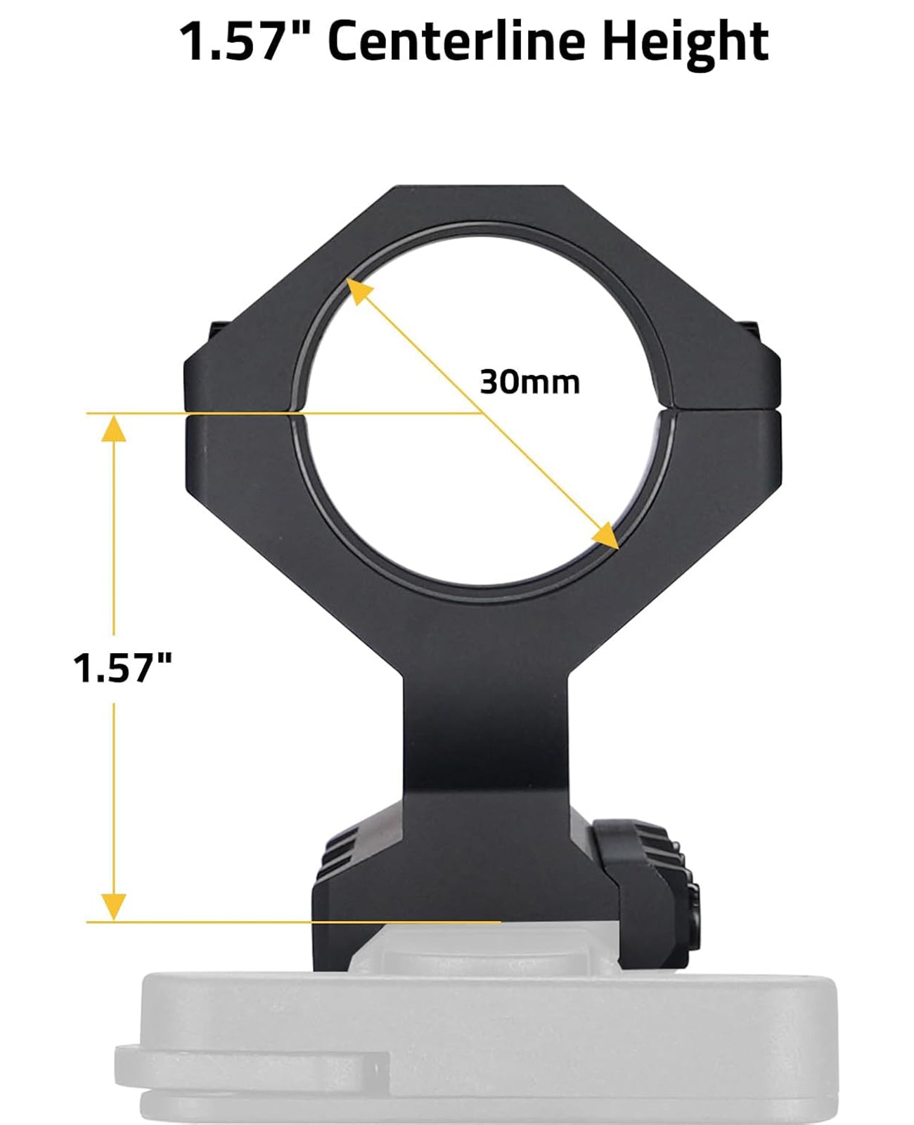 CVLIFE Lightweight Dual Ring Rifle Scope Mount for Picatinny