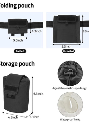Details of Folding Pouch and Storage Pouch