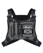 CVLIFE Outdoor Chest Bag Adjustable Running Vest Bag - Grey