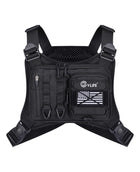 CVLIFE Outdoor Tactical Chest Bag Lightweight EDC Chest Rig Bag - Black