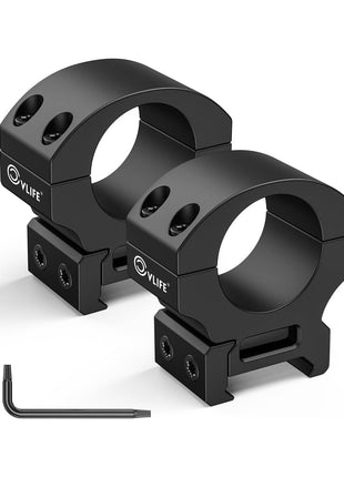 CVLIFE Precision 1 Inch Medium Profile Scope Rings Scope Mount - 2 Pieces