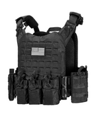 CVLIFE Quick Release Vest with Molle Webbing Removable Pouch