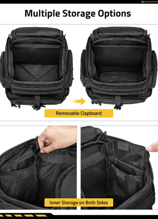 Multiple Storage Options - CVLIFE Range Backpack for Handguns Gun Pistol Bag for Shooting