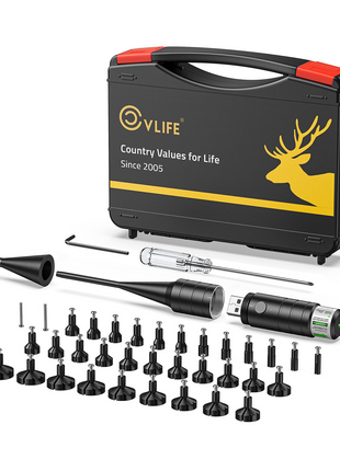 CVLIFE Rechargeable Green/Red Bore Sight Laser Kit