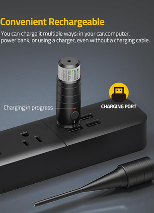 convenient rechargeable - CVLIFE Rechargeable Green/Red Bore Sight Laser Kit