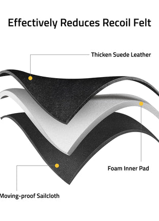 CVLIFE Recoil Pad for Shotgun Shoulder Pad Shooting Vest can effectively reduce recoil felt