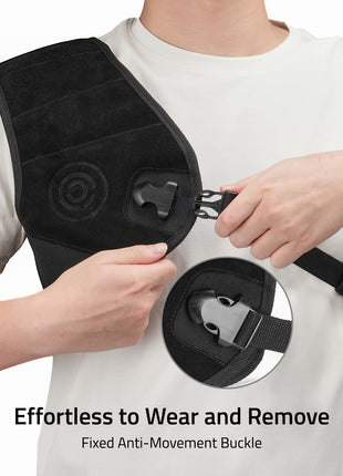 CVLIFE Recoil Pad for Shotgun Shoulder Pad Shooting Vest is effortless to wear and remove