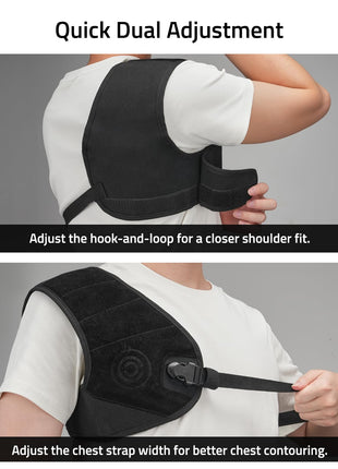 CVLIFE Recoil Pad for Shotgun Shoulder Pad Shooting Vest has quick dual adjustment