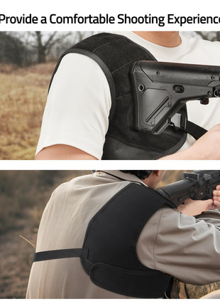 CVLIFE Recoil Pad for Shotgun Shoulder Pad Shooting Vest provide a comfortable shooting experience