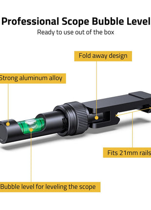 Kit de nivelación de alcance plegable CVLIFE Scope Level