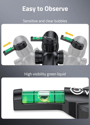 Easy to observe - CVLIFE Scope Leveling Kit with Magnetic Bases