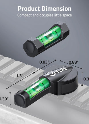 Product dimension - CVLIFE Scope Leveling Kit with Magnetic Bases