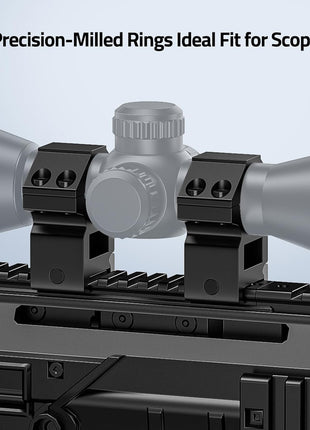 CVLIFE Precision-Milled Rings Ideal Fit for Scope