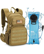 CVLIFE Tactical Hydration Backpack-Tan