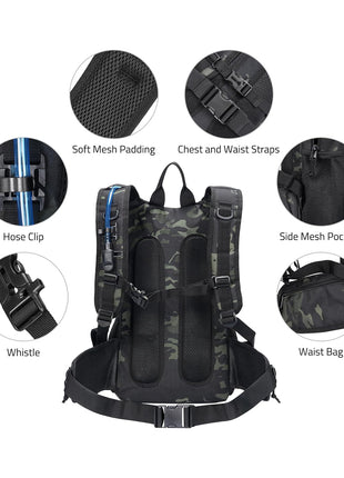 Details of CVLIFE Tactical Hydration Backpack