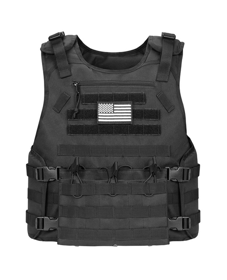 CVLIFE Tactical Vest with Zipper Bag