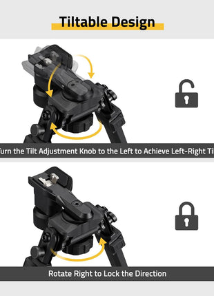 CVLIFE Sling Stud Rifle Bipod  with Tiltable Design