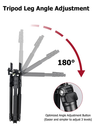 Tripod leg angle adjustment - CVLIFE Tripod Rest with 360° Swivel Ball Head
