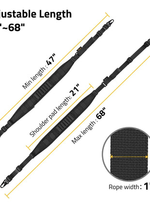 Adjustable Length
47"~68"