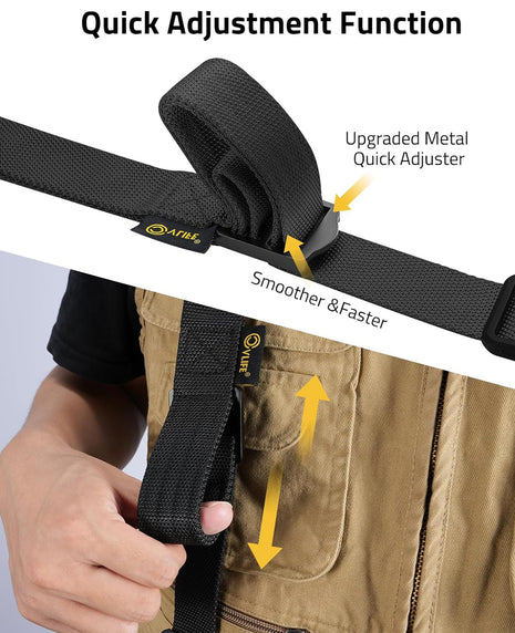 CVLIFE Two Point Sling Upgrade Wide Padded Sling with Quick Adjustment Function