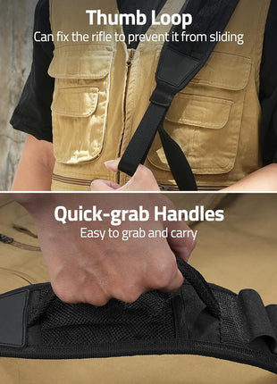 CVLIFE Two Point Sling with Thumb Loop and Quick-Grab Handle
