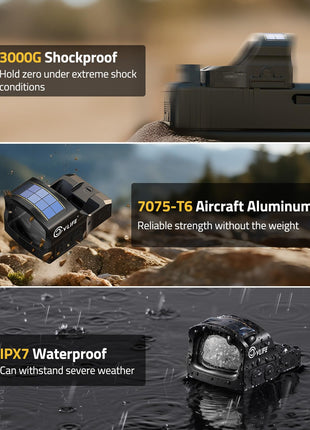Durability - CVLIFE WildHawk X Solar Auto Brightness Green Dot Sight
