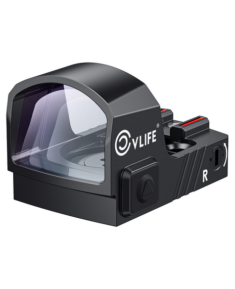 CVLIFE WolfProwl Motion Awake 2 MOA Green Dot Sight with Adapter