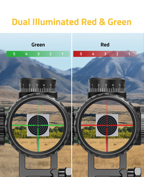 Crosshair Red Green Dot Scope