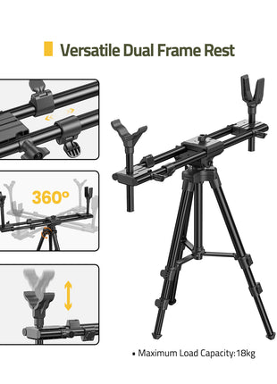 Versatile Dual Frame Hunting Rest
