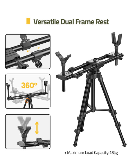 Versatile Dual Frame Hunting Rest