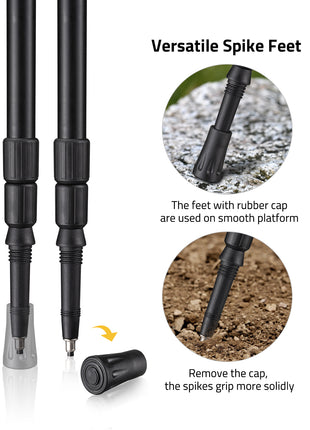 Cvlife Shooting Bipods for Rifles with Versatile Spike Feet