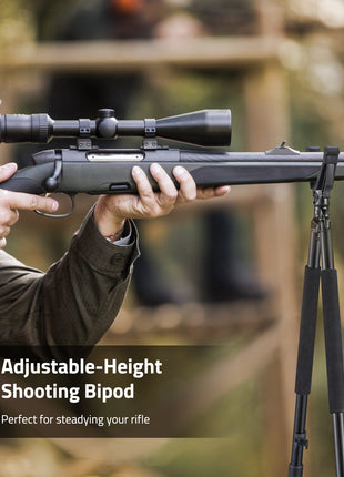 Cvlife Adjustable-Height Shooting Bipods for Rifles