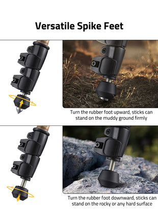 Cvlife Shooting Tripods for Rifles with Versatile Spike Feet
