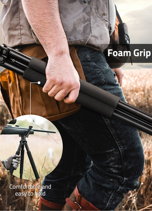 Cvlife Shooting Tripods for Rifles with Foam Grip