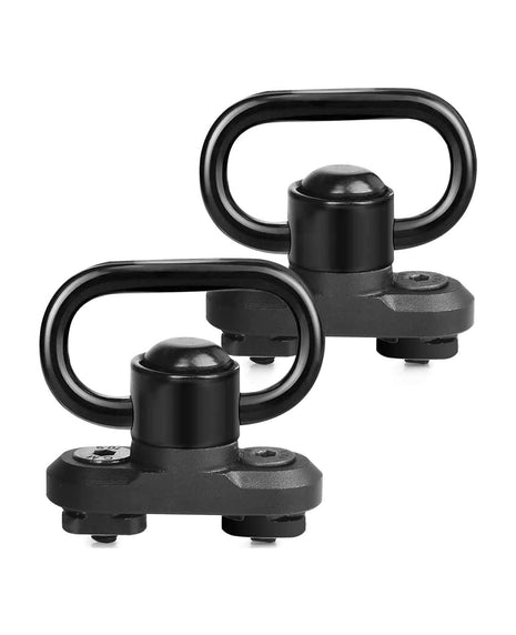 2 Pack 360° Rotation Sling Swivels for Rifle Sling