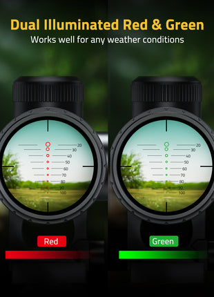 Red Green Illuminated Optic Crossbow Scope