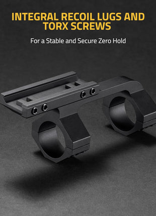 1-6x24 LPVO Scope with Integral Recoil Lugs and Torx Screws