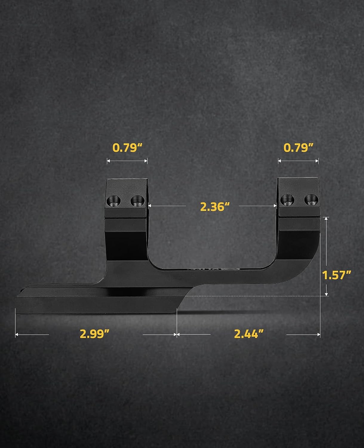 CVLIFE EagleFeather 1-6X24 LPVO Rifle Scope with Illuminated BDC Retic