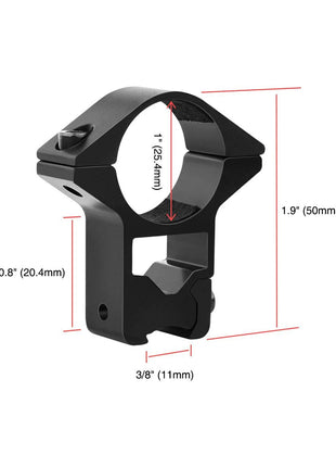 The Size of the Dovetail Scope Rings