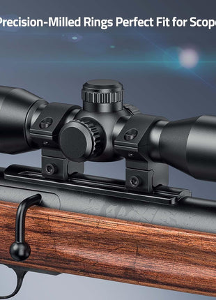 Precision-milled Scope Rings Perfect for Scopes