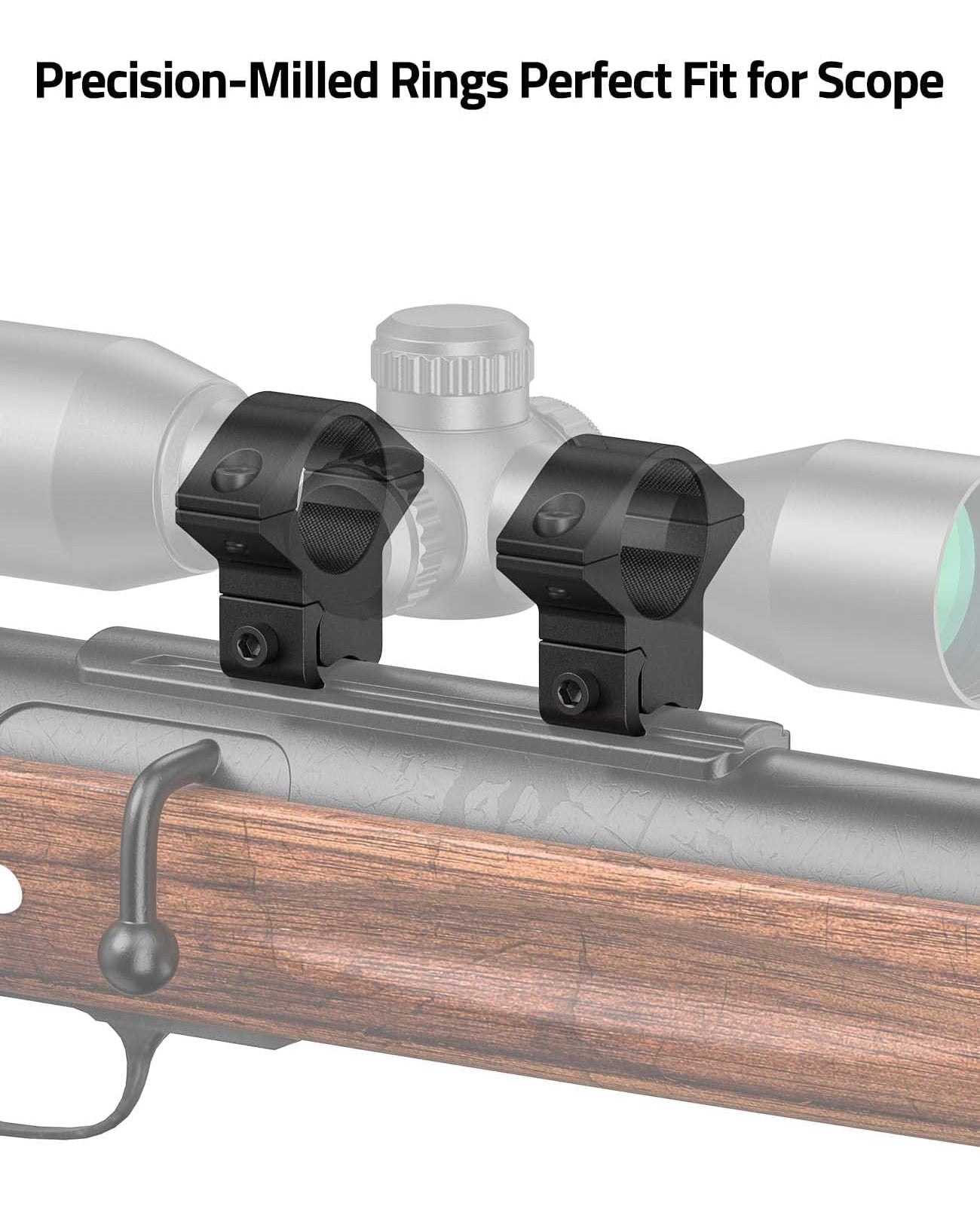 CVLIFE 1 inch Dovetail Scope Rings Mounts for 3/8