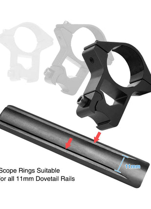 Scopes Rings Suitable for All 11mm Dovetail Rails