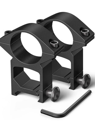 CVLIFE 1 inch High Profile Picatinny Scope Rings Mounts - Compatible with Weaver Rails