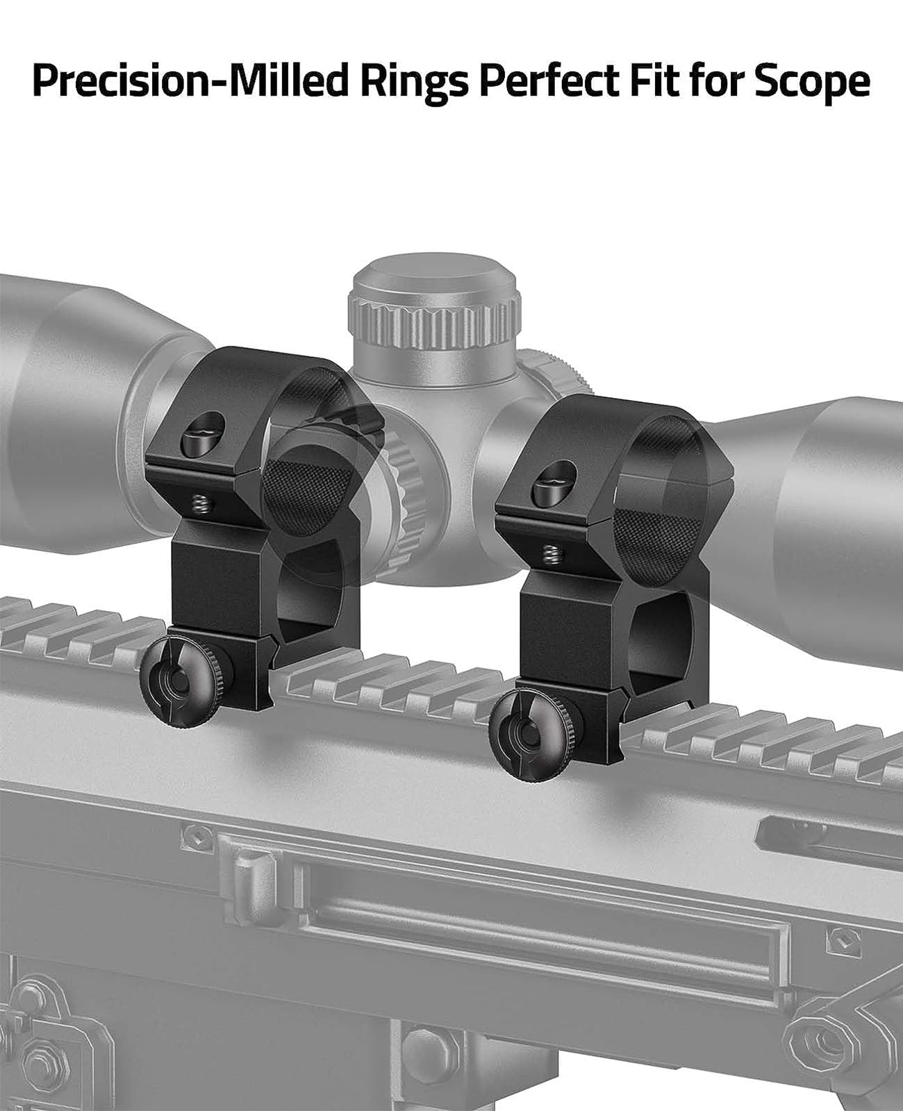CVLIFE 1 inch Picatinny Scope Rings Mounts - 20mm